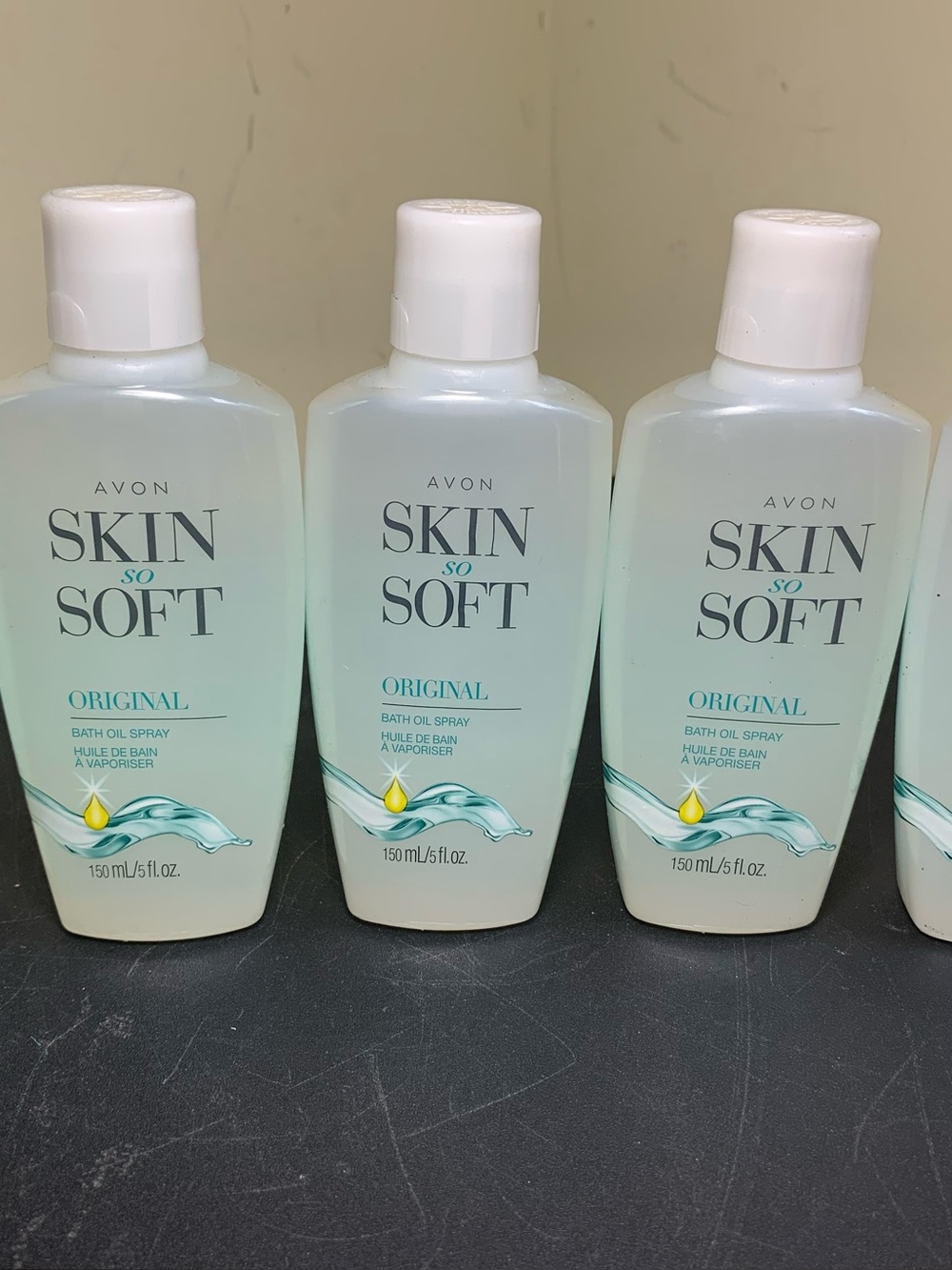 Avon Skin So Soft Bath Oil (Lot of 4) Original Scent 150ml/5oz New/Sealed